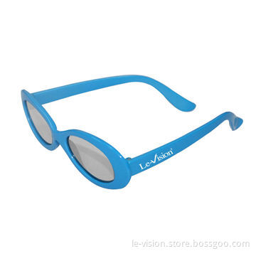 Passive Polarized 3D Cinema Glasses for Kids